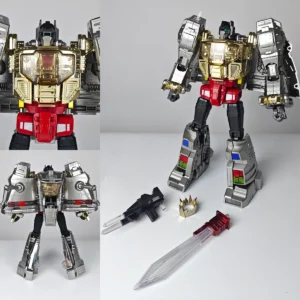 Grimlock Mp-08 Transformation Toy Mp08  Metal Color Enlarged Ko Version 29CM Action Figure Collection Desk Toys