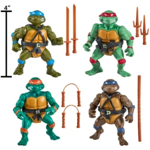 PlayMates Classic Action Figure  1988 Figures Leonardo Raphael Michaelangelo Donatello Splinter Action Figure model toys