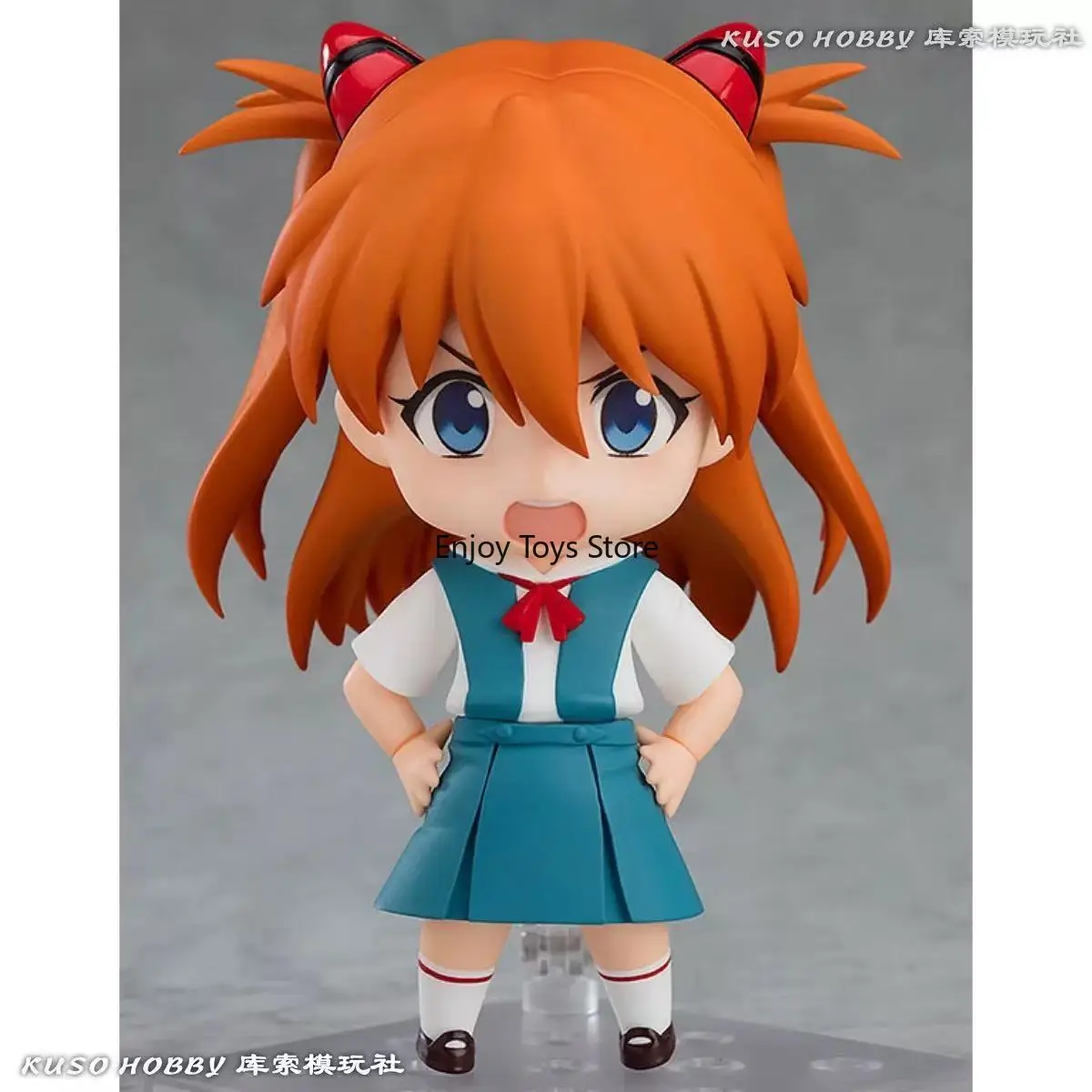 Japanese Version of Authentic GSC Asuka EVA Nendoroid Neon Genesis Evangelion Q Version Figure in Stock