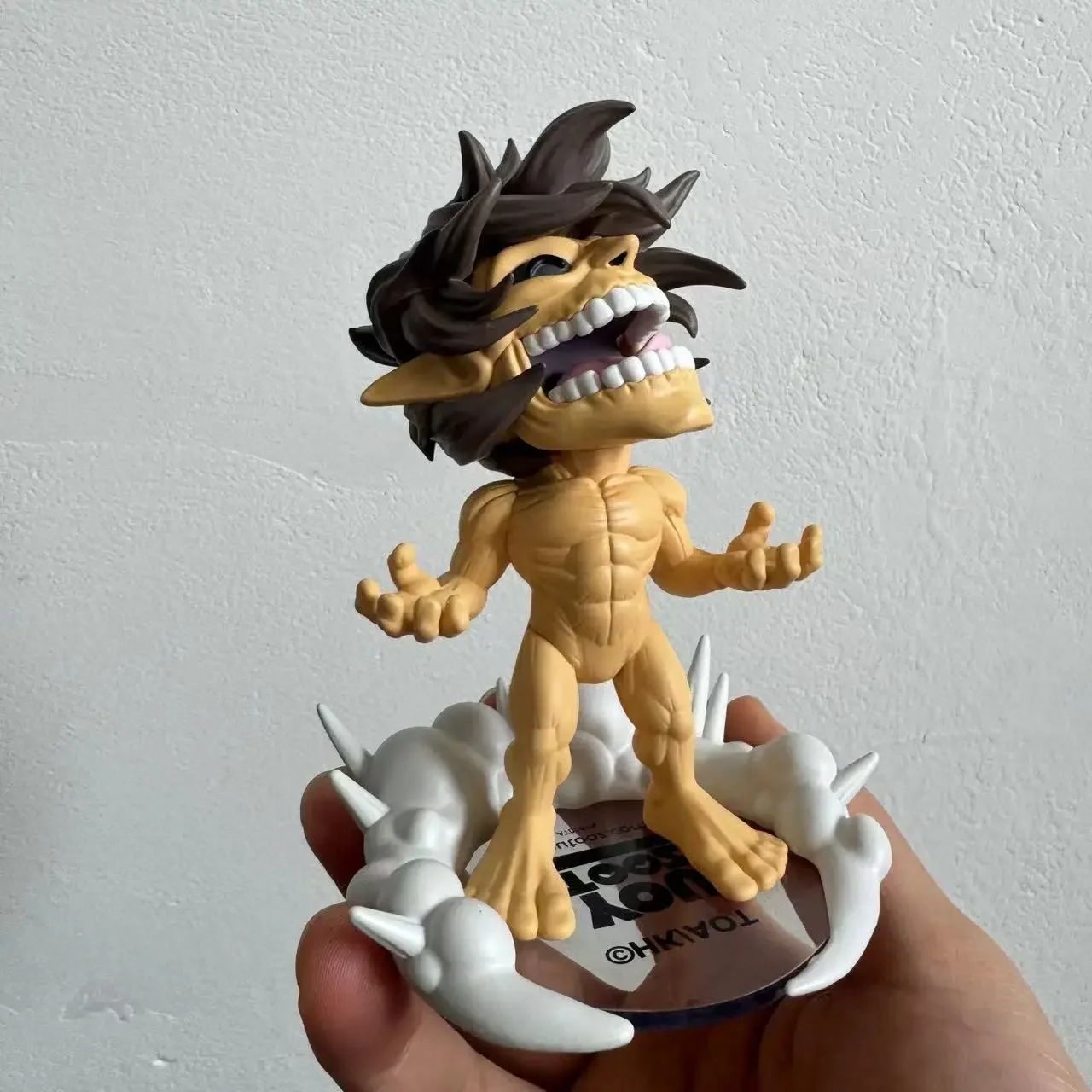 Genuine Attack on Titan The 10th Anniversary Edition Eren Jaeger The Founding Titan Action Figure Model Toys