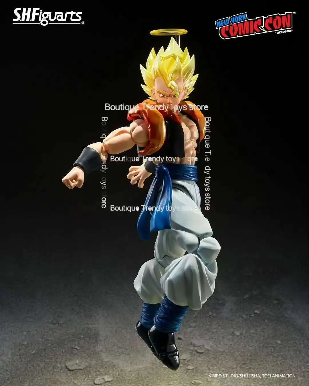 BANDAI 2026 NYCC Dragon Ball Z S.H.Figuarts SHF Super Saiyan Gogeta Exclusive Edition Model Toys - Image 5