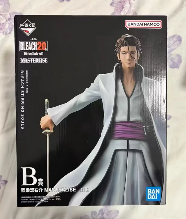 100%Original Genuine Bandai Spirits Ichiban Kuji,Aizen Sousuke(B Prize) Anime Figure Model Decoration Character Collection Toy - Image 7
