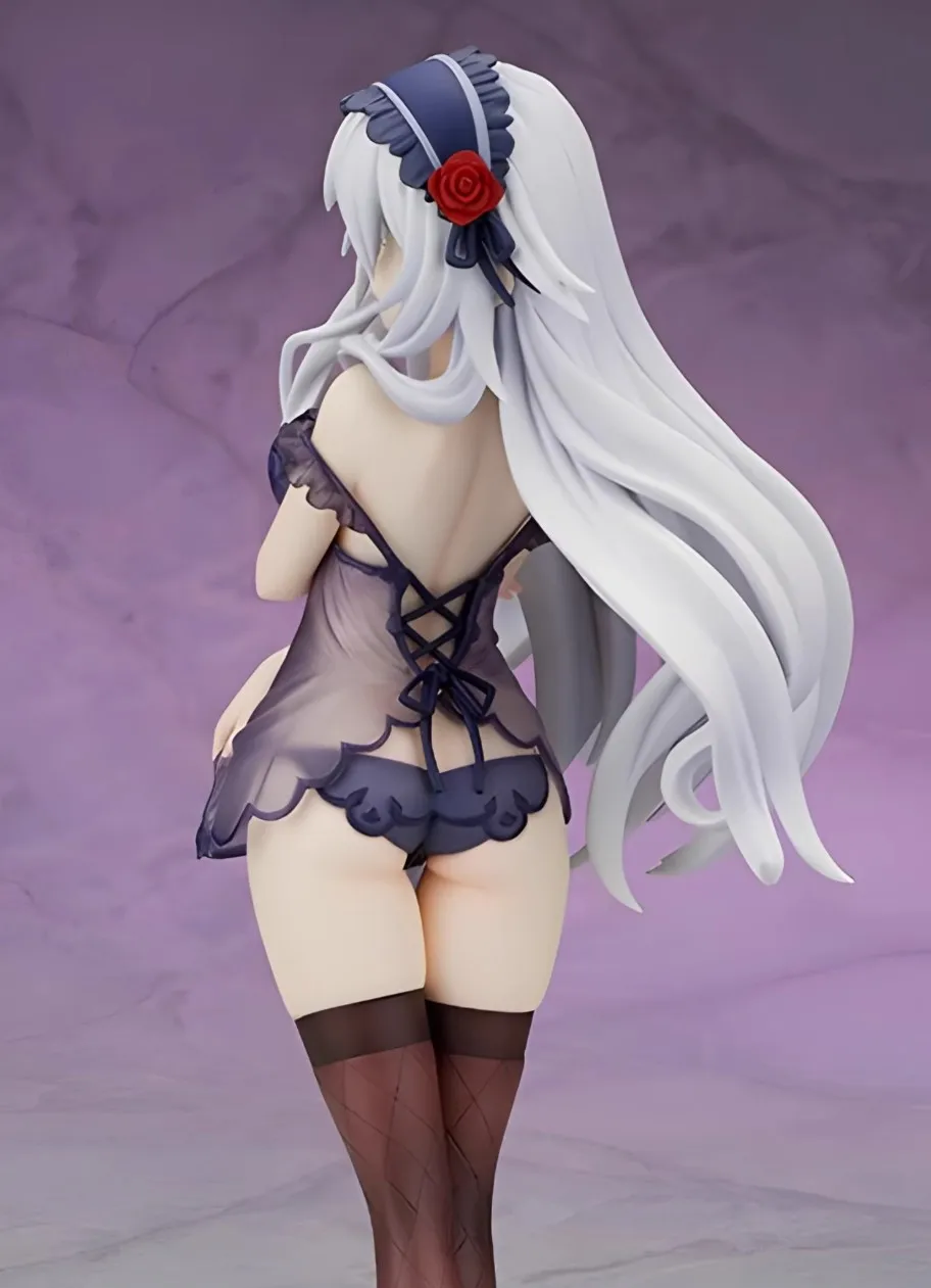 23cm Neptunia Series Noire Black Heart Beautiful Girl Anime Handmade Action Figures Desktop Case Decoration Ornament Gift - Image 6