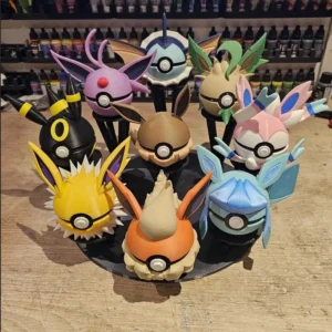 3D Printed PokéMon Poké Ball Pocket Monsters Shape Ball Ornament PokéMon Peripheral Gifts Model Toys Collection Present