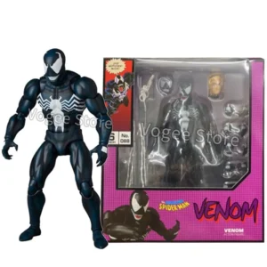 Mafex 088 Venom Action Figure Spider-Man Venom Comic Ver Carnage Venom Change Face Statue Joint Movable Collection Model Toys