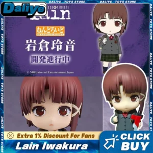 10cm Lain Iwakura 2356 Serial Experiments Lain Anime Figurine Girl Lain Iwakura Action Figure Collectible Model Doll Toys Gifts