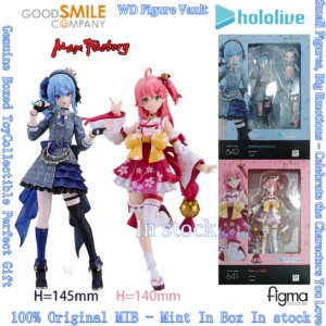 In stock GSC Max Factory figma 641 642  hololive Hoshimachi Suisei Sakura Miko Figures Anime Model Genuine Boxed Toy Gift