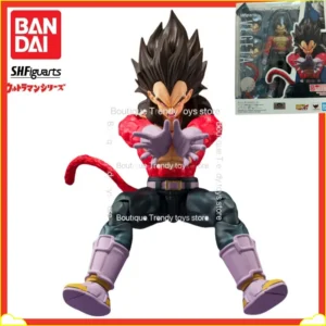 In Stock Bandai S H Figuarts Original Dragon Ball Vegeta IV Doll Brand New Boxed Action Figure Anime Characters Model Garage