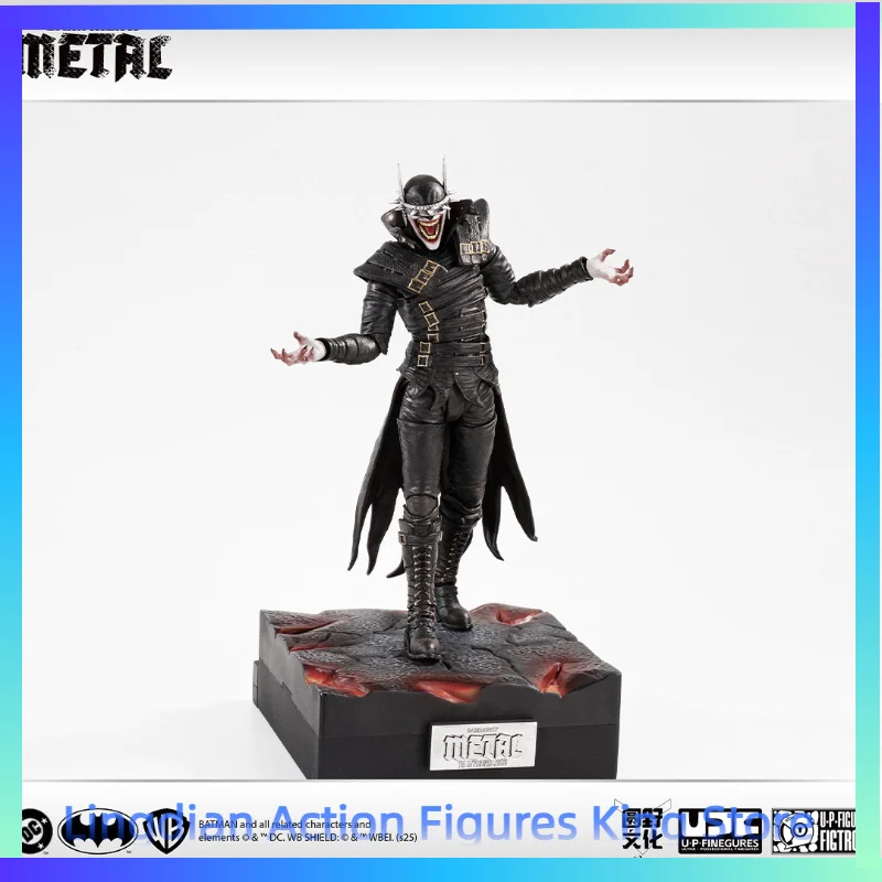 In Stock Yuanye Culture Good Manufacturing Co., Ltd. Laughing Bat Dark Night Metal DC Batman Model Figure Toy Collection Gift