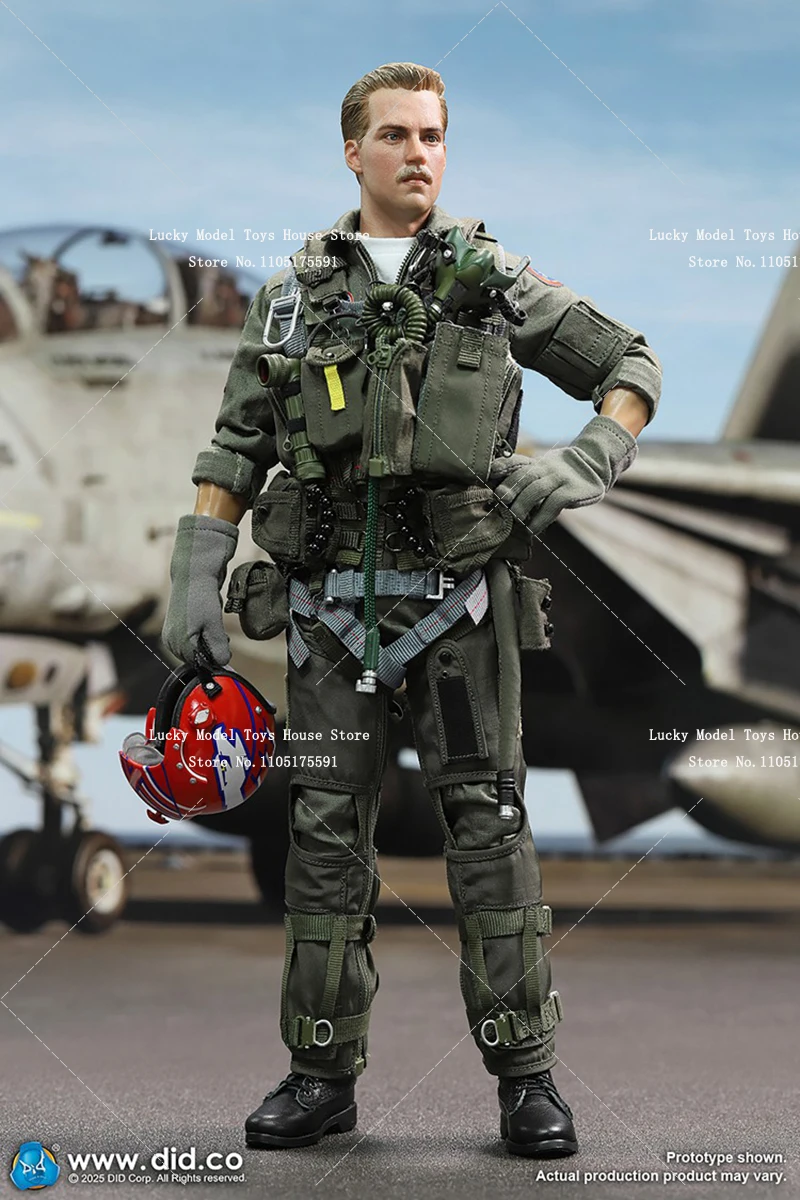 DID MA80182 1/6 TOM&Nick US Navy Fighter F14 Pilot Military Action Figure Toys Delicate 12inch Man Soldier Model Collection