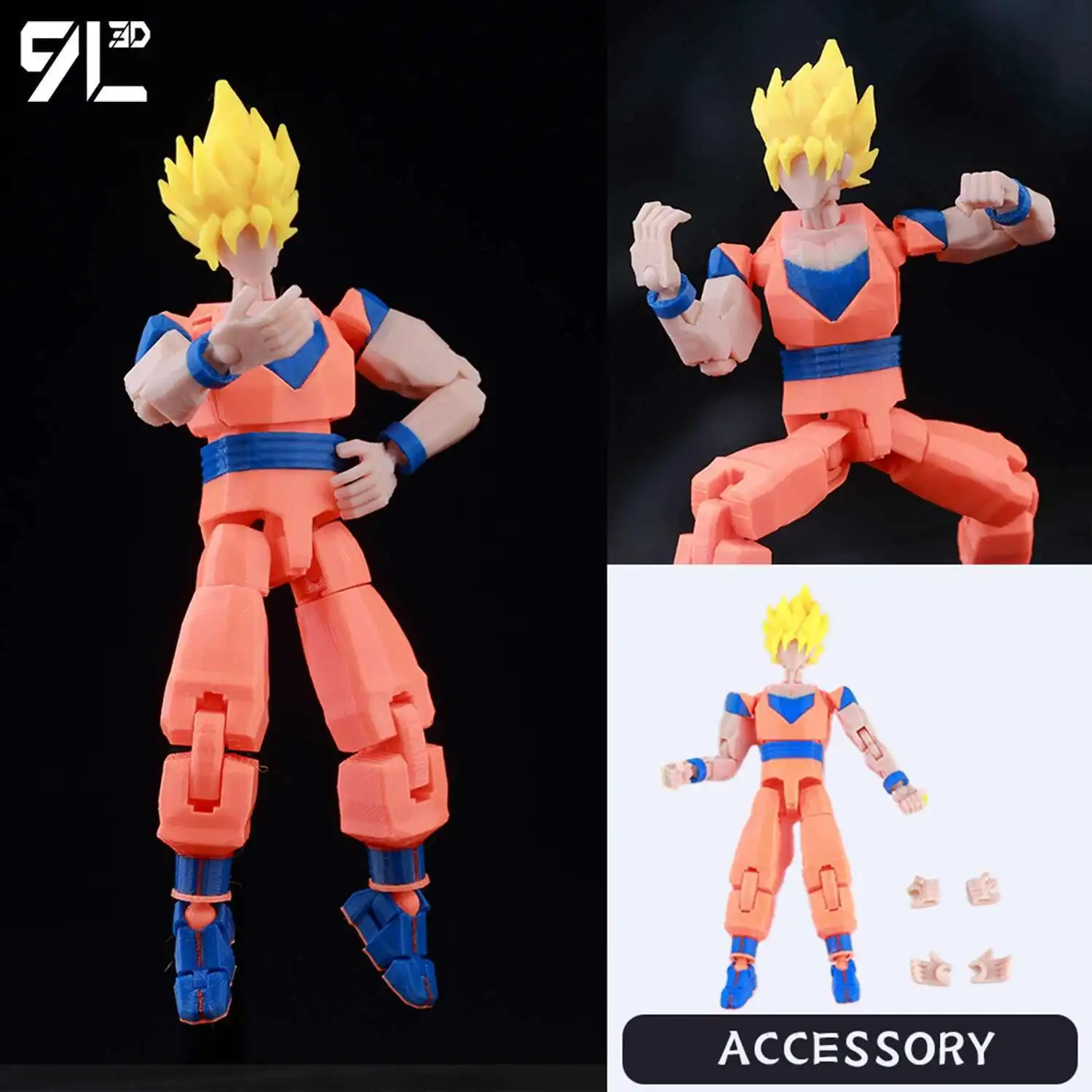 9L3D Printed Jujutsu Kaisen 3D Mini Figures, Satoru Gojo & Geto Suguru Action Model, Anime PVC Collectible Statue, Gift for Fans - Image 17