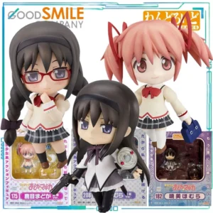 GSC Genuine NENDOROID Series PUELLA MAGI MADOKA MAGICA 182. 208 Xiaomei Flame. 175 Deer Eyes Round Fragrance Mobile Model Toy