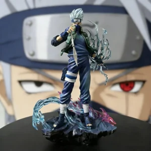 23cm Kakashi Hatake 2.0 Ten Years Ninja Action Figure Anime Collectible Model Toy With Effect Parts Desktop Ornament Boy Gift