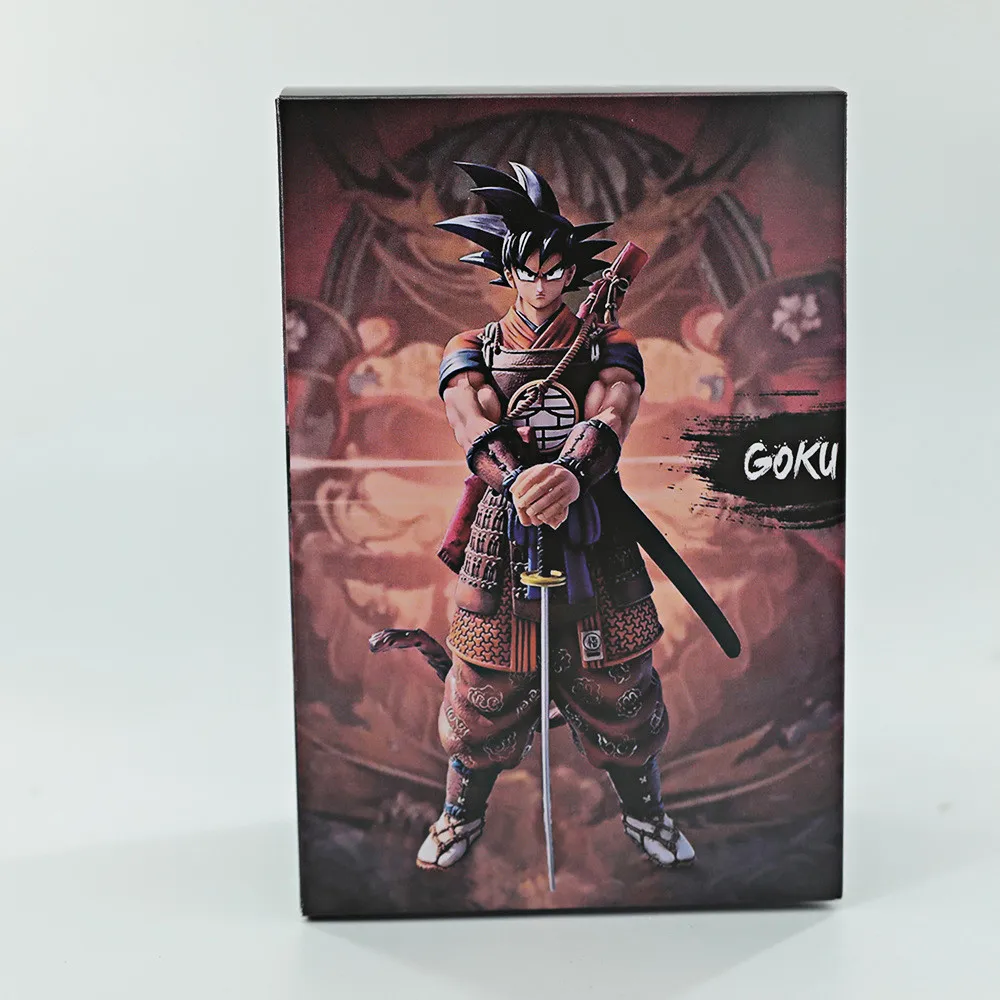 21cm Anime Dragon Ball Z Figure Samurai Son Goku Broly Super Saiyan Action Figures PVC Collection Model Doll Ornaments Toys Gift