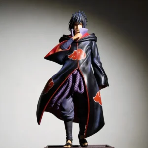 23CM Anime Naruto Action Figures Sasuke Uchiha Figurine PVC Collectible GK Statue Toys Exclusive