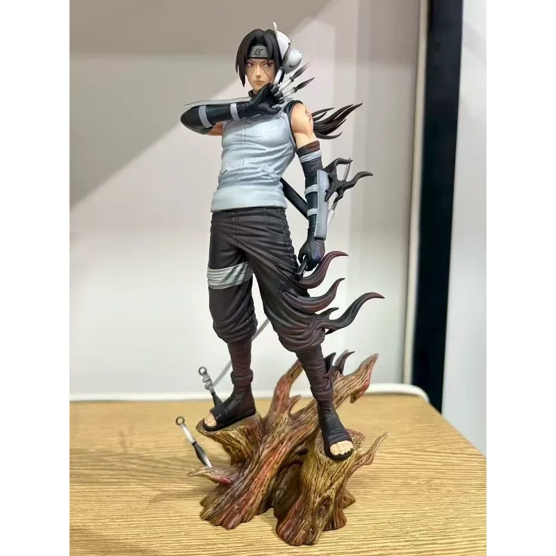 In stock Anime Model Uchiha Itachi Uzumaki Narute Anime Collection Model Desktop Ornament Decorations Holiday Gifts Children Toy