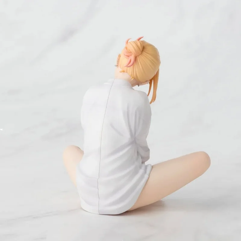 Pre Sale Genuine SEGA My Dress-Up Darling Anime Figure Kitagawa Marin Sitting Pajama Style 14cm Model Collection Ornament Toy