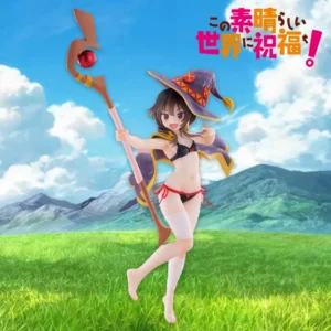 Anime Figure KonoSuba: God's Blessing on This Wonderful World! Megumin the Great Mage Swimsuit Beautiful Girl Figure Model Toys