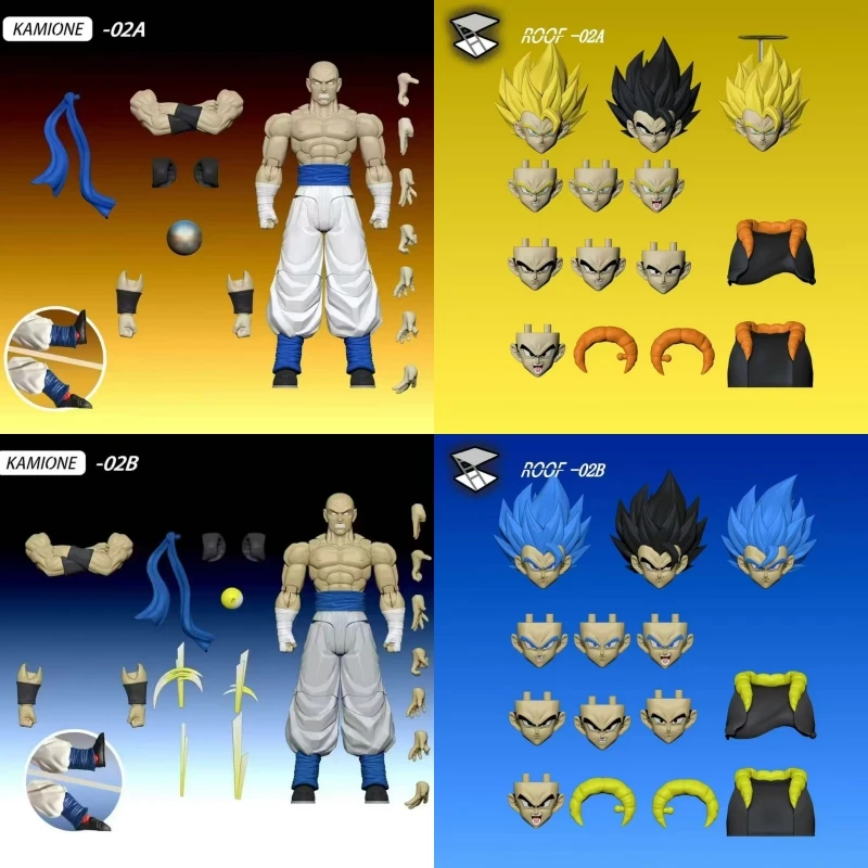 Brand New In Stock KAMIONE Tonsenarttoys Gogeta Dragon Ball Z SHF Super Saiyan Blue SSJ Son Goku Vegeta Action Figure Model Toy