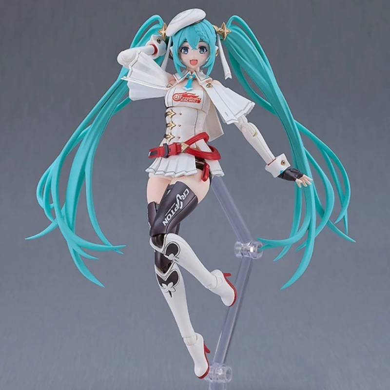 PLAMATEA Original Genuine GoodSmile Racing Vocaloid Hatsune Miku GT Project Racing Miku 2023 Ver 15.5cm Model Toys Action Figure