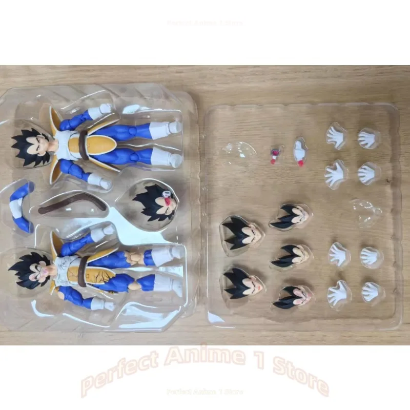 In Stock Black Hole Dragon Ball SHF Super Saiyan 3 Battle Suit Battle Damage Son Goku Vegeta Anime Action Figures Model Gift Toy