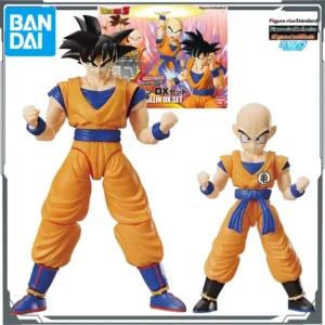 Bandai Original MODEL KIT Figure-rise Dragon Ball Z SON GOKOU&KRILLIN DX SET Anime Action Figure Assembly Model Toys Gifts Boys