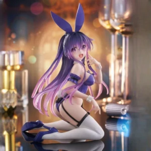 15CM Anime DATE A LIVE Yatogami Tohka Figure Bunny Girl Kneeling Posture Action Figure PVC Model Toys Doll Collection Decoration