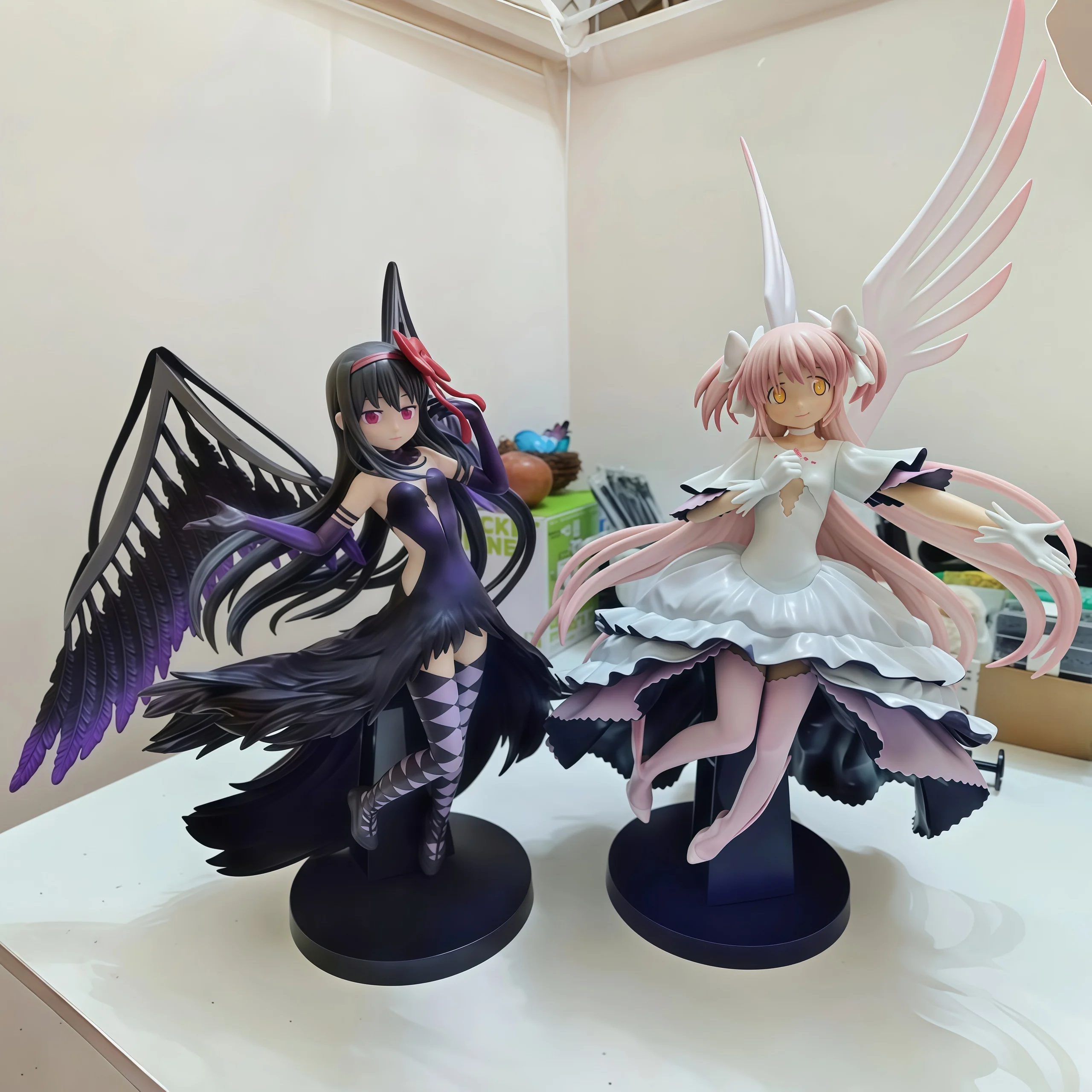 Bandai Namco Puella Magi Madoka Magica Akemi Homura Action Figurine Merchandise Toys Collector Doll Birthday Gift Girl’S Gift