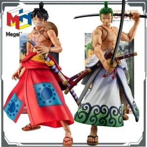 MegaHouse Original Variable Action Heroes Luffy Taro Zoro Jūrō Anime Action Figures Toys for Boys Christmas Gift Collectible
