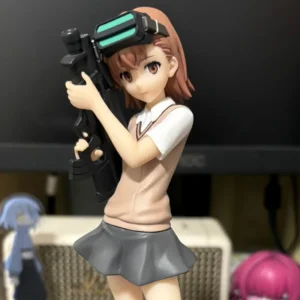 17cm anime a certain index magic misaka mikoto railgun girl anime figure action figures pvc cartoon anime model toy present