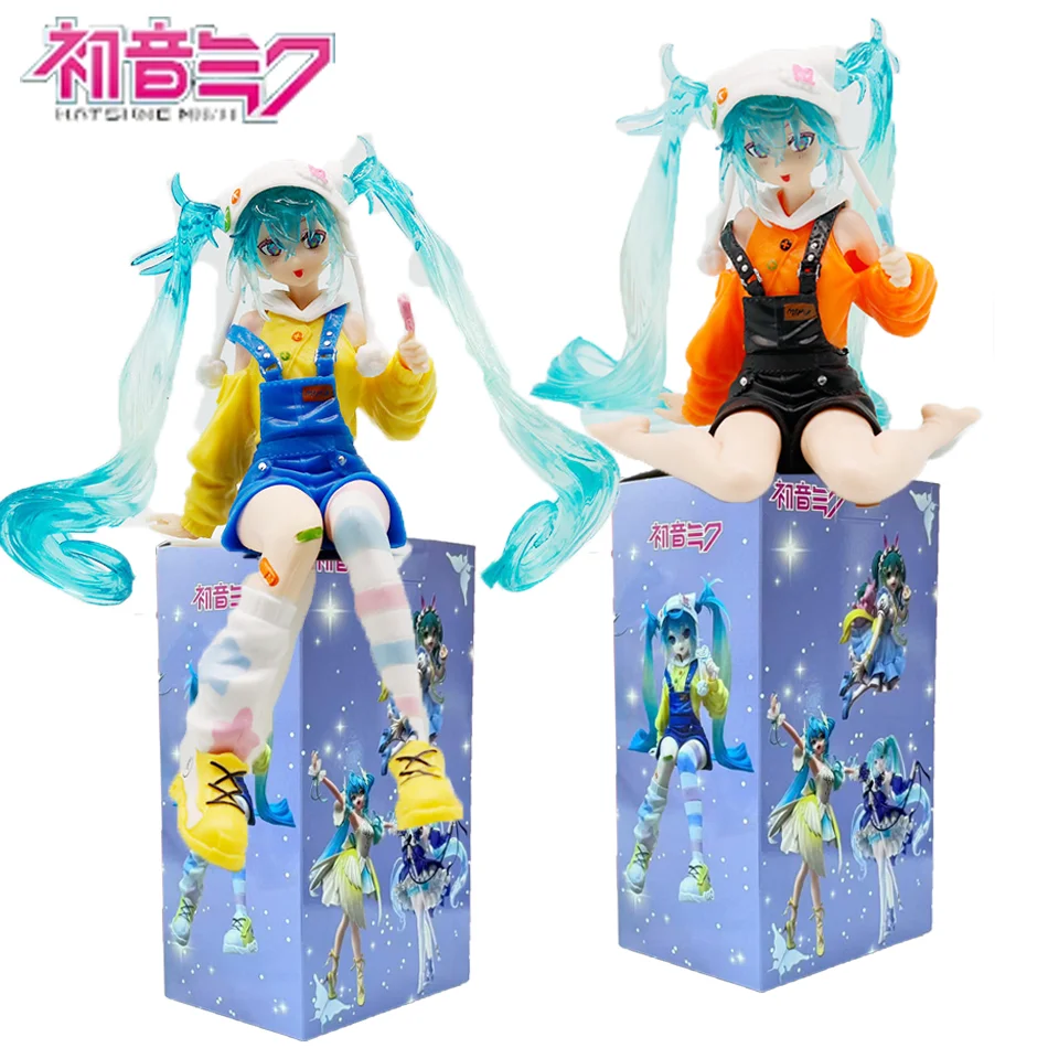 Hatsune Miku Anime Figure Kawaii Action Figure Lollipop Girl Figurine PVC Collection Model Doll