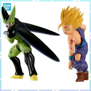 Bandai Original Banpresto Anime Dragon Ball Z Match Makers Gohan Cell PVC Action Figure Collectible Model Toy Gifts