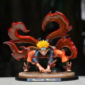 Naruto Four-tailed Naruto Uzumaki Tatue Model GK Collection Handmade Model Kid Gifts Anime Figure Model Toy Desktop Decoration
