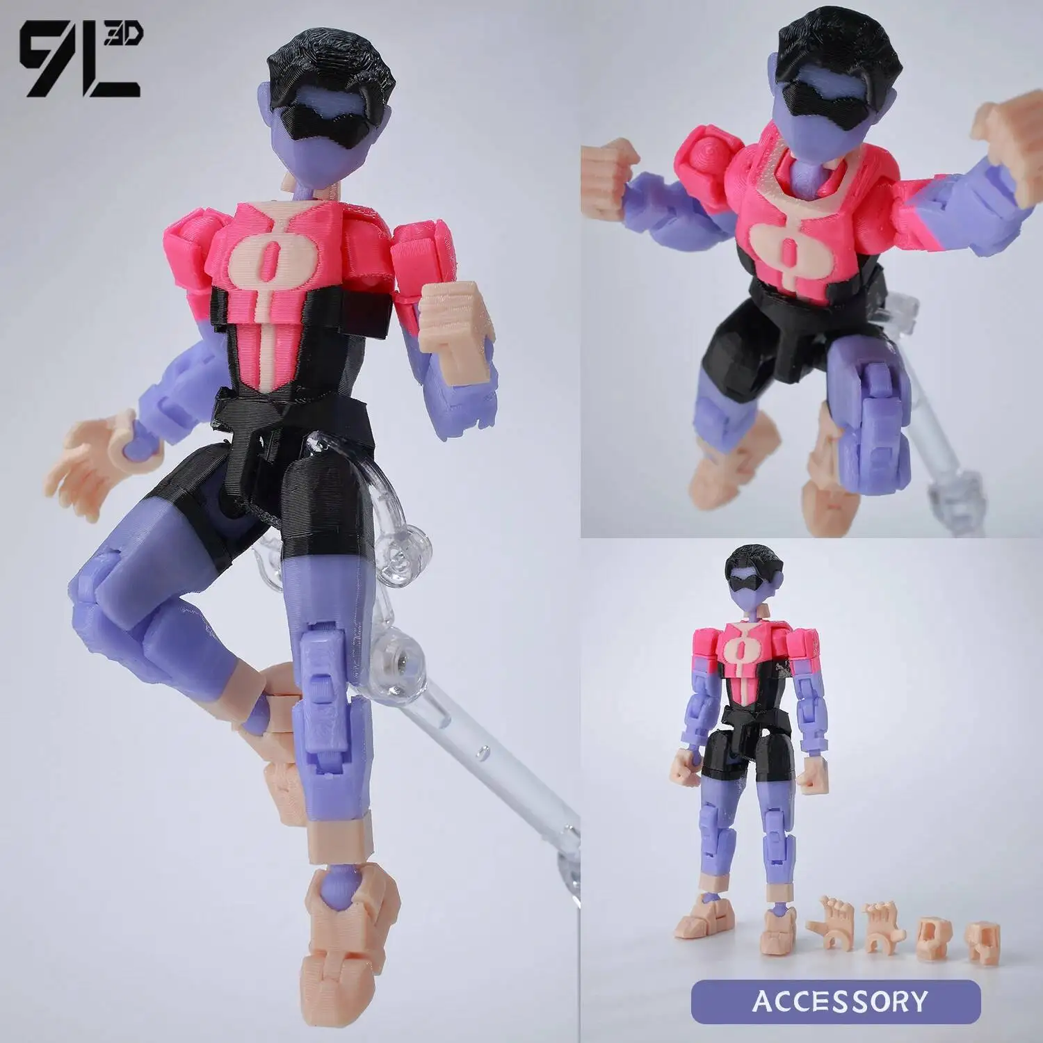 9L3D Printed Superheroes Invincible 2.0 Anime Multi-Jointed Shapeshift Toys Action Figures Mannequin Model Ornaments Gifts - Image 13