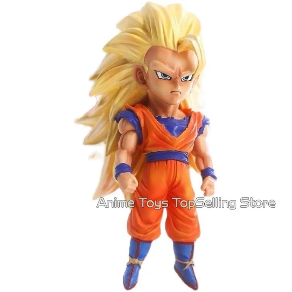 9cm Anime Dragon Ball Z Figure ssj3 Goku Action Figure DBZ PVC Collection Model Toys Gifts