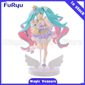 【MT】Original FuRyu TENITOL Piapro Characters Hatsune Miku Dream Princess Lavender Color Scheme Figure Toy Collection