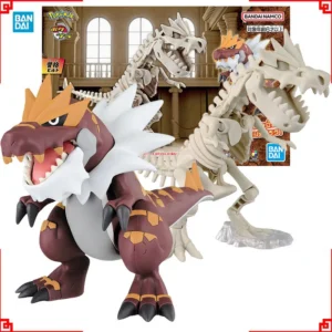 Bandai Pokemon PLAMO Model Kit Fossil Pokemon Tyrantrum Action Figure Building Kit Collectibles Anime Figures Toys For Boys Gift