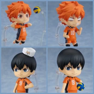 10CM Haikyu!! Tooru Oikawa Shoyo Hinata Nendoroid Articulated Action Figure Model Kit Doll esktop Ornament Collectible Toys Gift