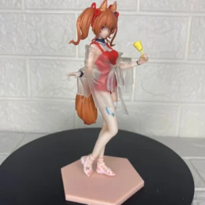 Arknights Anime Figure Angelina Lancelot 18cm Action Figure Pvc Model Gk Statue Collectible Toy Desk Decoration Doll gift