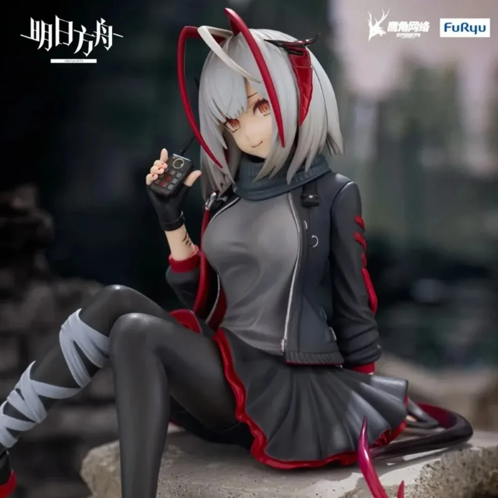 In Stock FuRyu Original Genuine Anime Game Arknights WiĆĄ'adel W Noodle Stopper Figure 12cm Collections Model Toy Figures Gift - Image 4