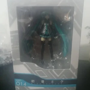 New 15cm Hatsune Miku Anime Girl Figure Figma 014 Virtual Singer Miku Joint Movable Model Statue Kids Toys Doll Collection Gifts