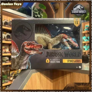 Mattel Jurassic World Hammond Collection Spiky Dinosaur Highly Posable Spinosaurus Action Figure Dinosaur Model Toy Boys Gift
