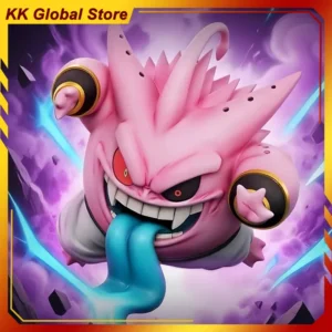 18cm New Dragon Ball Anime Figure Majin Buu Gengar Peripheral Resin Model Statue Desktop Decoration Ornaments Birthday Gifts Toy