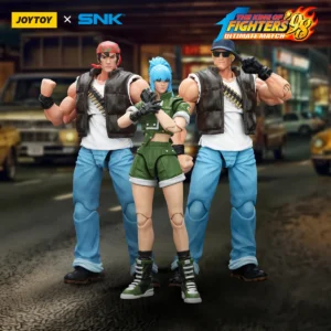Warhammer SNK 1/18 Action Figures KOF 98UM Ikari Warriors Team Leona Heidern Ralf Jones Clark Still Stage Base-Japan Street