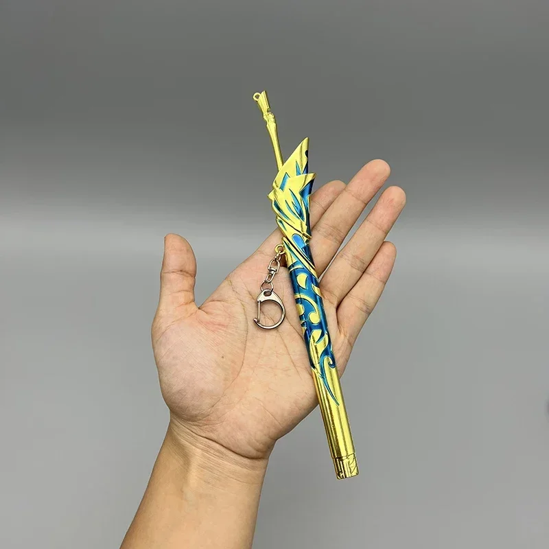 22cm Fate/stay night Anime Replica Enuma Elish Sword Metal Weapon Model Servant Archer Gilgamesh 1:6 Action Figure Accessory Toy