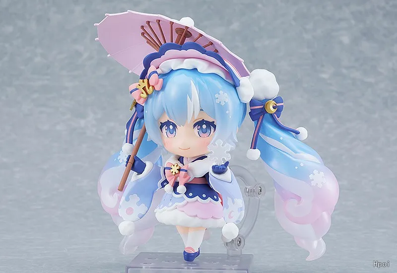 In Stock GSC NENDORON 2023 Hatsune Miku Series Snow Miku Dongli Animation Action Figures Model Toys Gift Ornaments