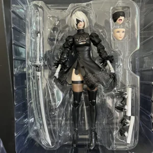 Play Arts Kai NieR:Automata 2 Type B 2B Action Figure DX Deluxe Edition Movable PVC Figure Model Toys Joint Movable Doll Gift