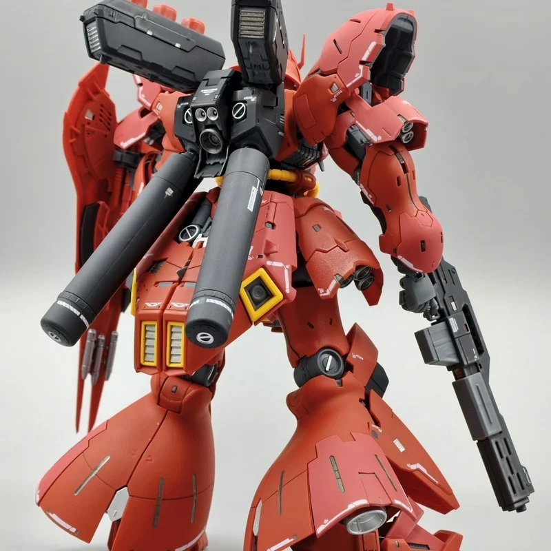 Gao Gao Model Rg 1/144 Sazabi Assembly Model Kit Action Figures Plastic Model Toys Comes With Water Decals Support Collect Gifts