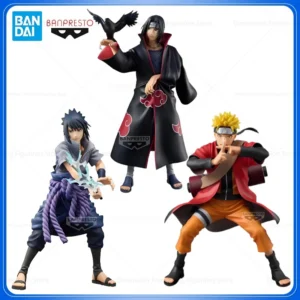In Stock Bandai Original Banpresto Grandista Anime Naruto Shippuuden Uchiha Itachi Uchiha Sasuke Naruto Special Edition Figure