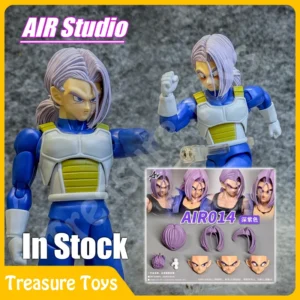 In Stock Air Studio Dragon Ball SHF Super Saiyan Trunks Head Accessories Head Sculpt Anime Action Figures Model Toys Gifts